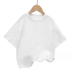 Hot Sale Summer Latest Children T Skirt Cute Candy Color Summer Short Sleeve