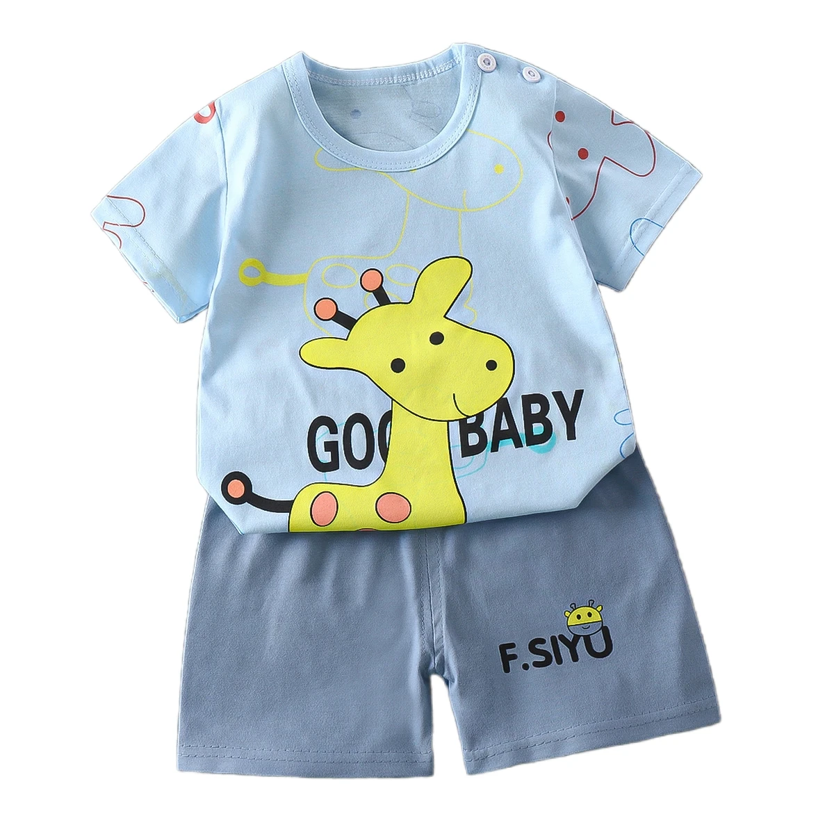 Kid Clothing Summer Fashion T-Shirt Shorts Pants  Boys Clothing Sets