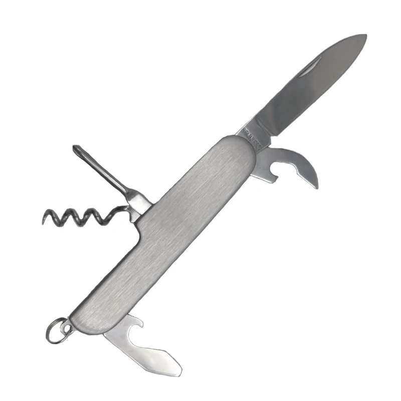 High Quality Custom 5 in 1 Multifunction Survival Multitool Pocket Knife Camping Multi Tool Swiss Knife