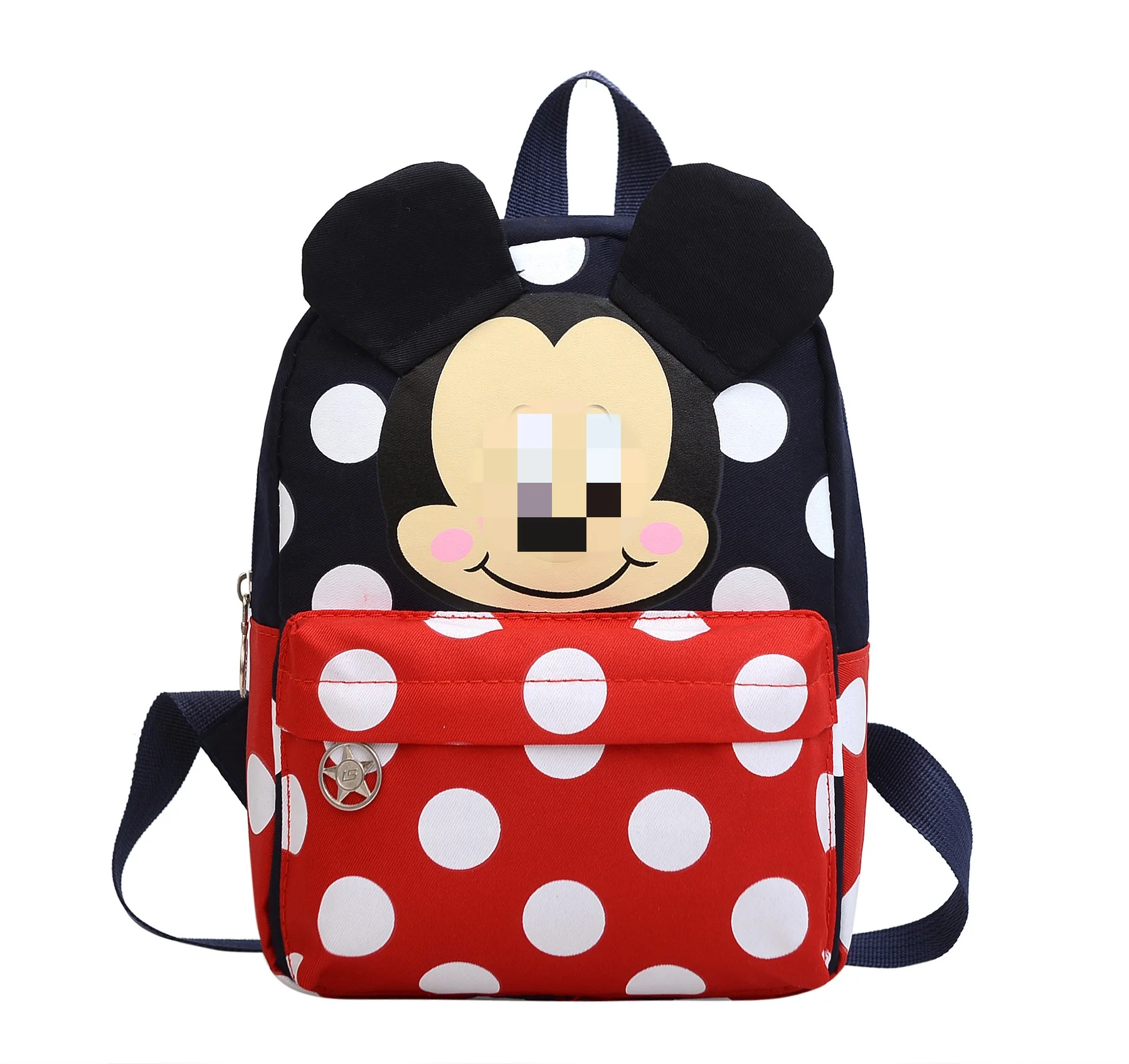 Fashion School Bags Cartoon Lovely Mouse Doll Backpacks High-capacity Nylon Waterproof Traveling Shoulders Bags For Children