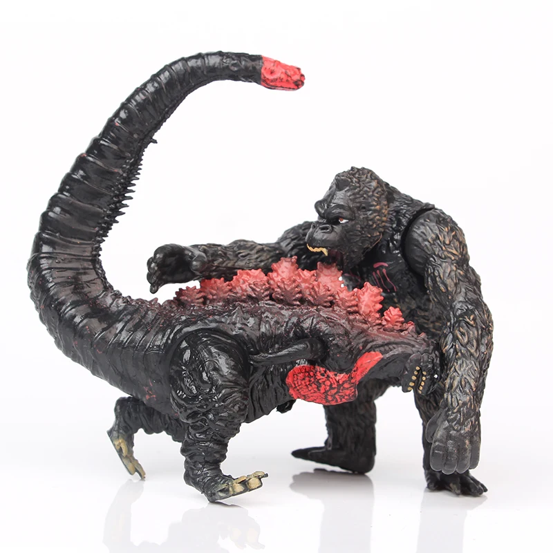 wholesale toy supplier decoration 8 styles PVC monster toy action figure dinosaur toy Godzillaed figure