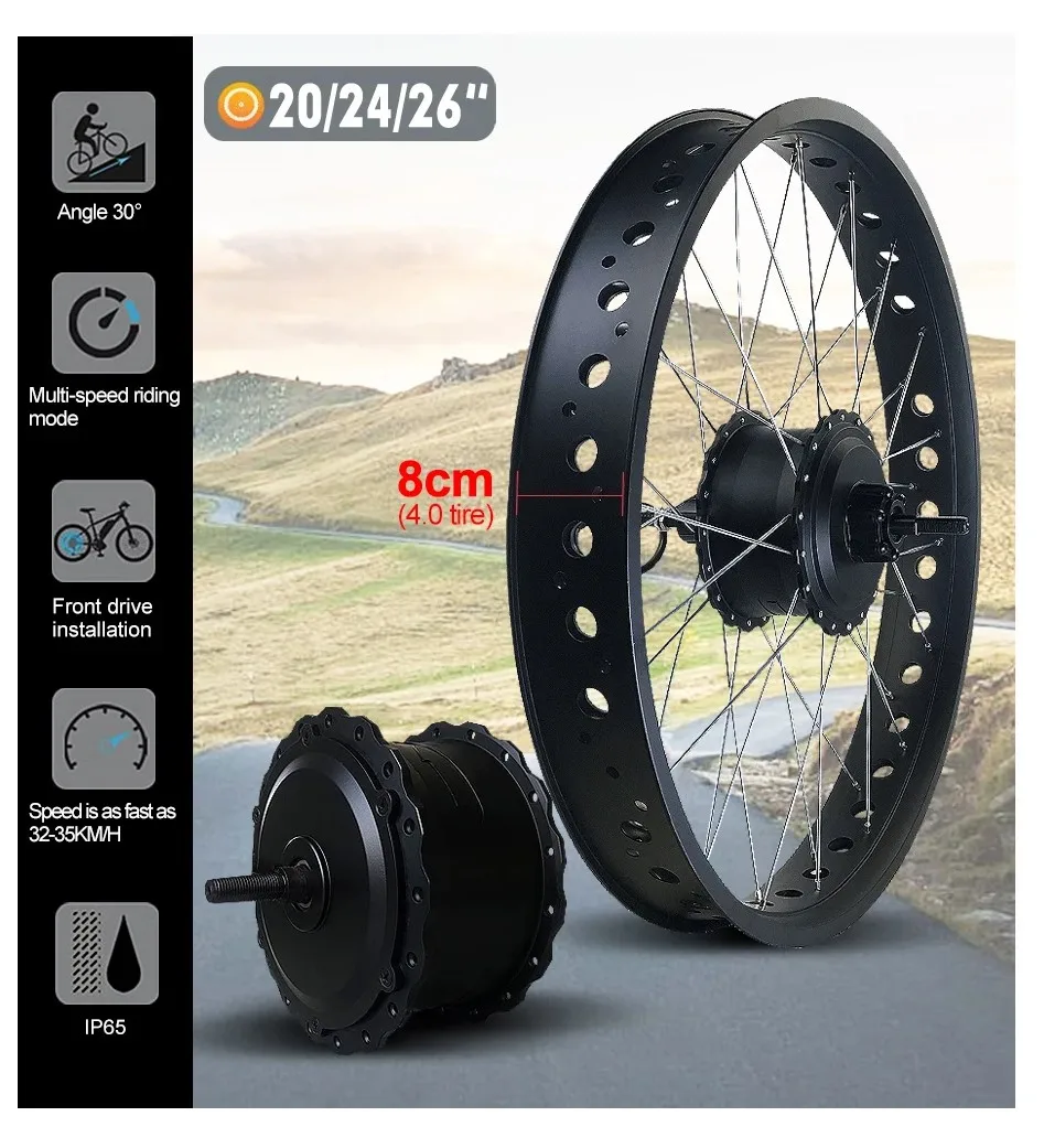 Комплект для переоборудования электрических шин MXUS GDR15 SR 48 В 750 Вт
