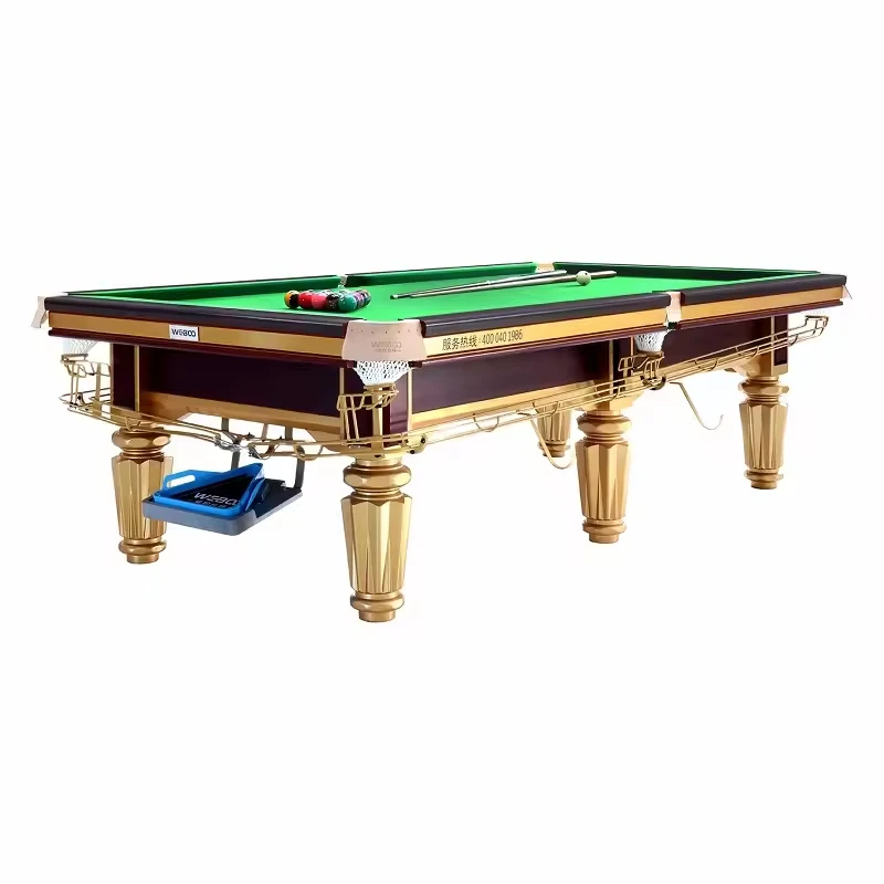 Weboo Sport Solid Wood 8 Feet Commercial Billiard Table Pool Jiujiang Billiard Table Maxima 8 Billiard Table