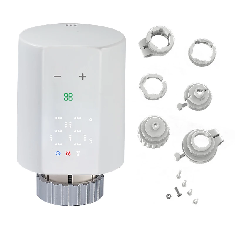 Интеллектуальный умный радиаторный клапан zigbee с Alexa и Google Assistant