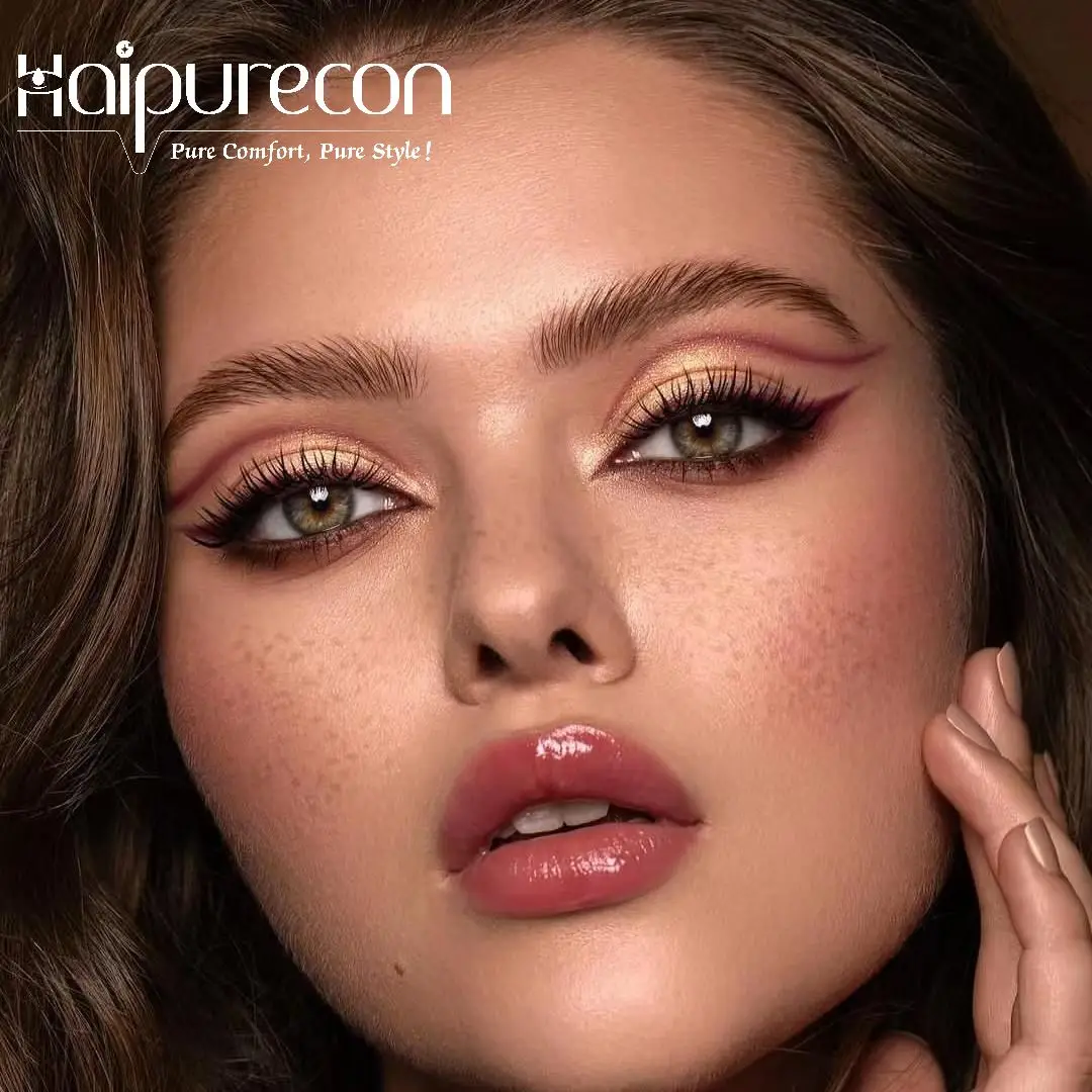 Haipurecon fashion contacts lenses manufacturer makeup contacts colured eye lentes de contactor