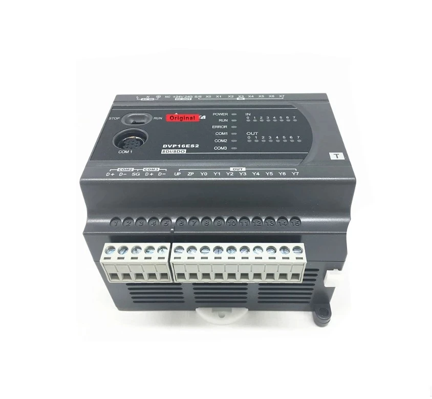 Новый оригинальный программатор Delta Plc DVP16ES200T PLC ES2 серии 100-240VAC 8DI 8DO выход транзистора
