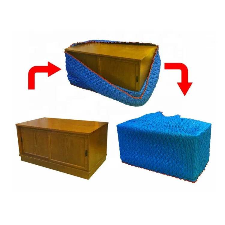 Wholesale  soft cheap  shrinkable stretchable elastic moving blanket for  furniture