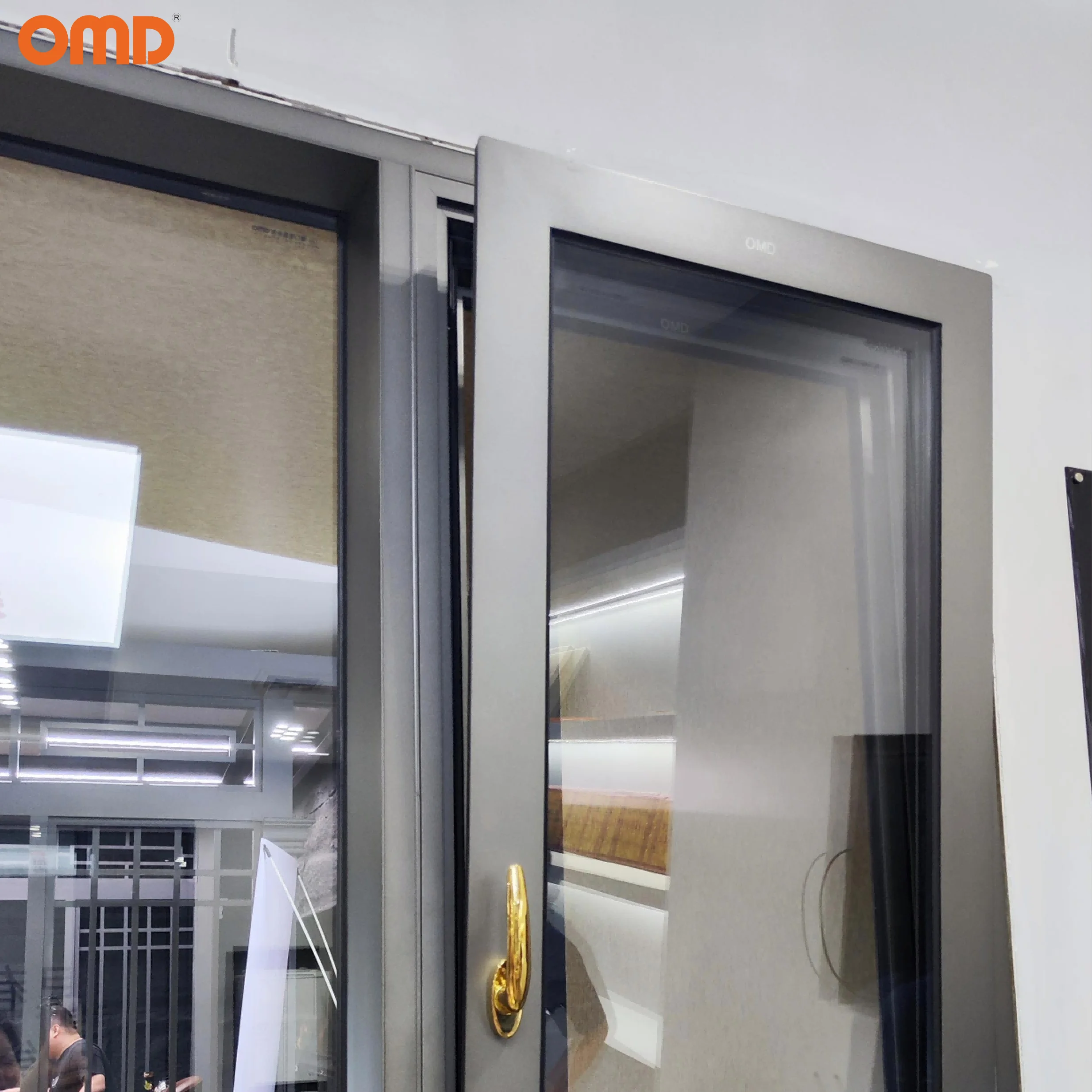Waterproof Aluminum Tilt-Turn Inward Opening Glass Casement Windows Double Triple Insulation Glazed Two Ways Open Swing Windows