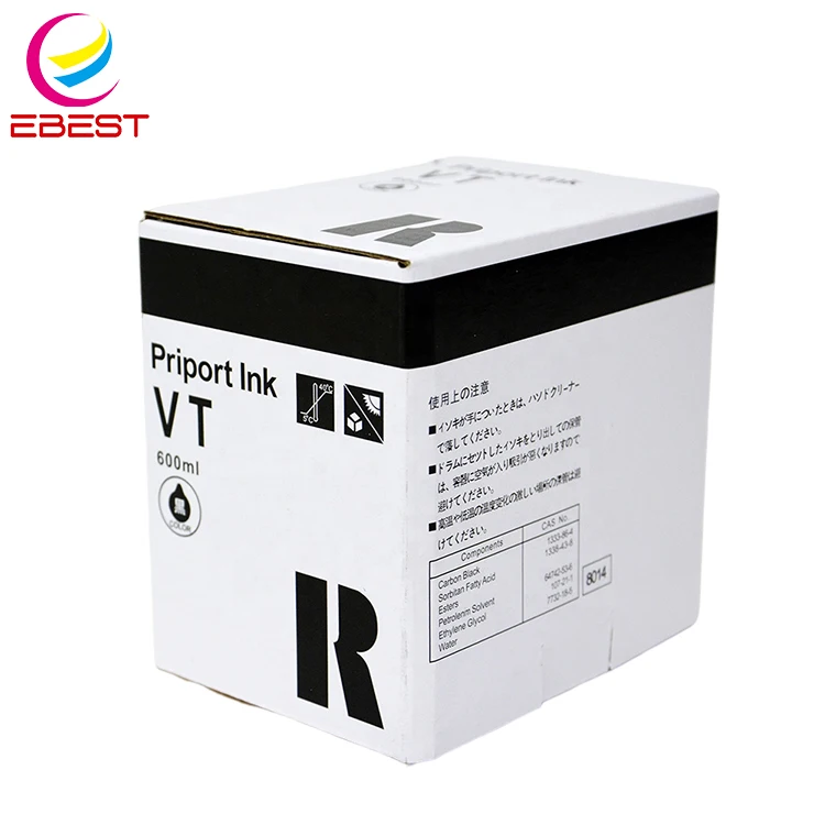 EBEST Compatible Premium Quality Ricoh DX2430 DX2330 JP7 JP12 VT600 CP110 CPI7 CPI2 600ml Digital Duplicator Ink