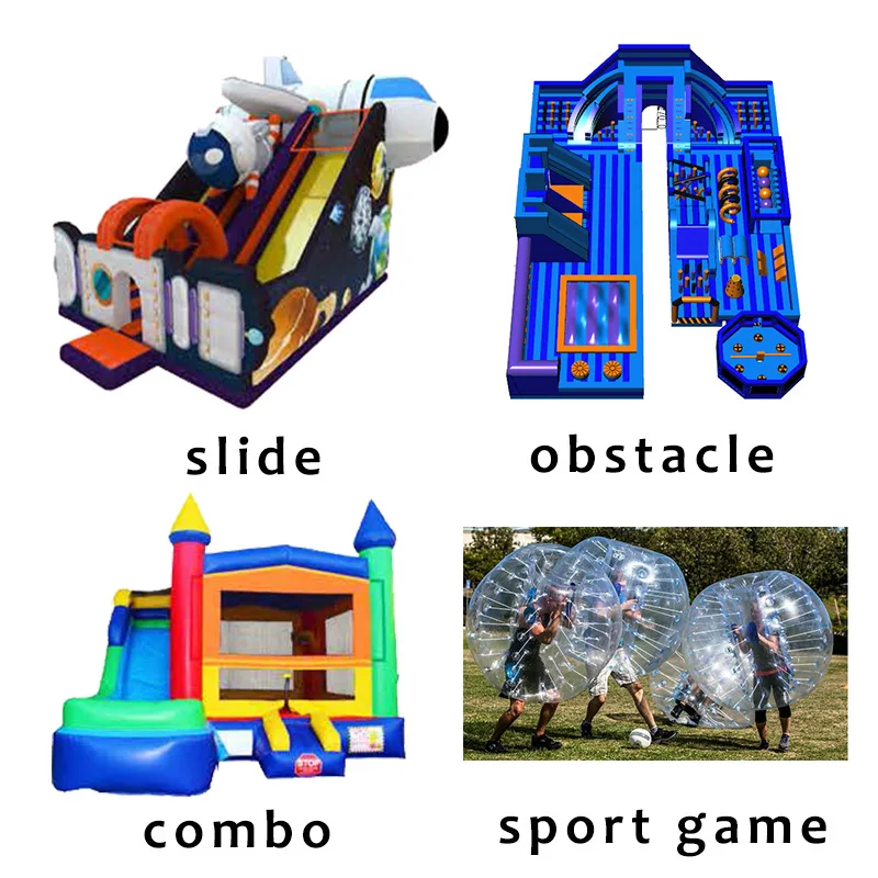 kids parks inflatable ninja warrior obstacle course for sale