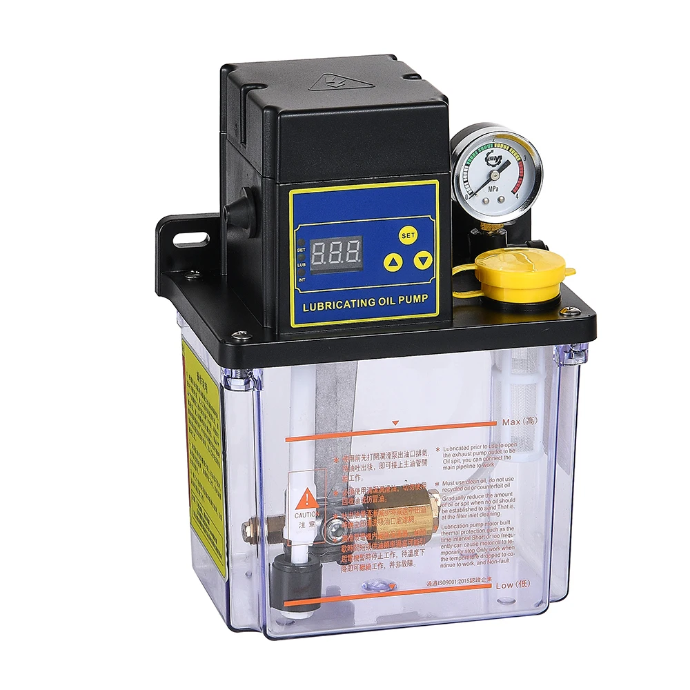 1L/2L Oil Gear Pump Mechanical Lubricator Pump Oiler Fuel Pump for Engraving Machine