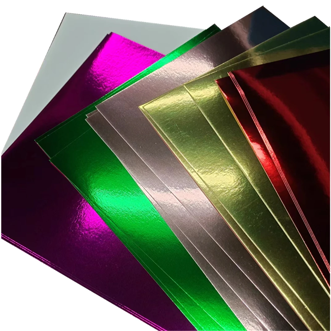 Wholesale Metallic Mirror Foil Paper for DIY Card Making Scrapbooking Party Decoration Arts & Crafts-for Print Use & Wrapping