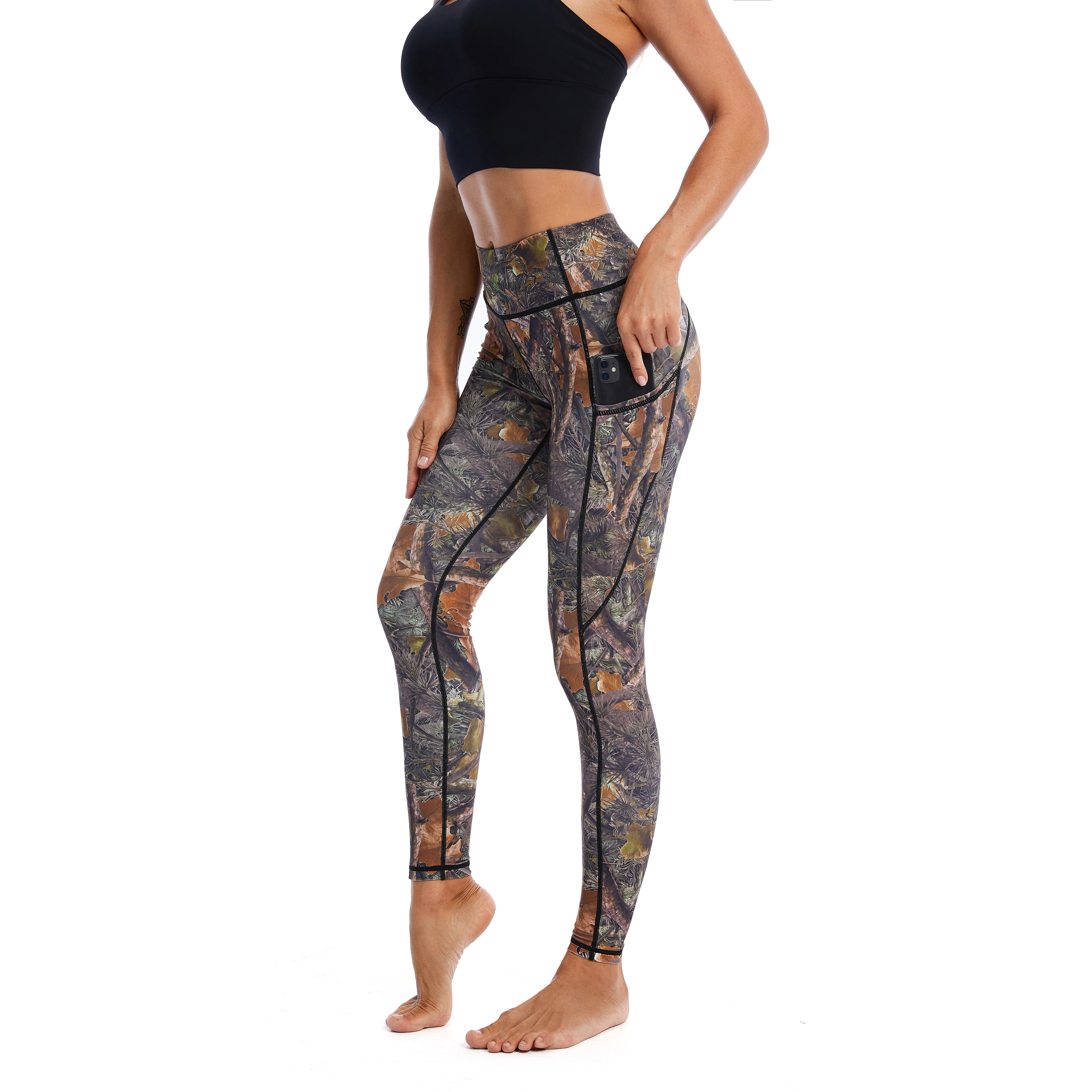 New Women Moisture Wicking Sport Tights Women Fashion Gym Apparel Plus Size Yoga Pants Manufacturer