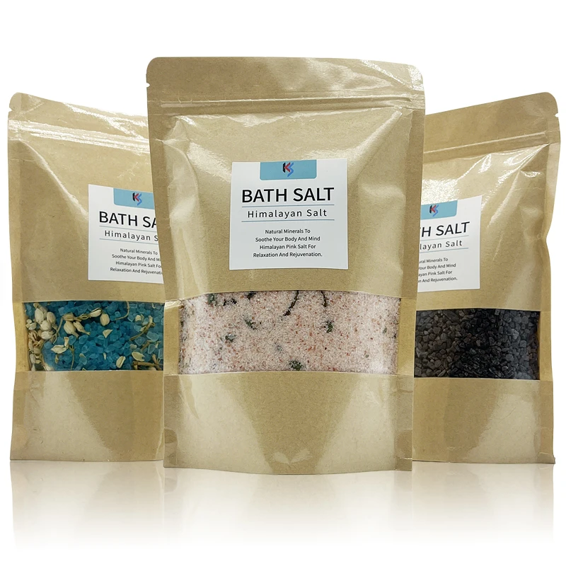 100% Natural Self-Care Set Himalayan Pink & Epsom Bath Salts Essential Oils with Optional Scents Handcrafted Bath Foot Soak