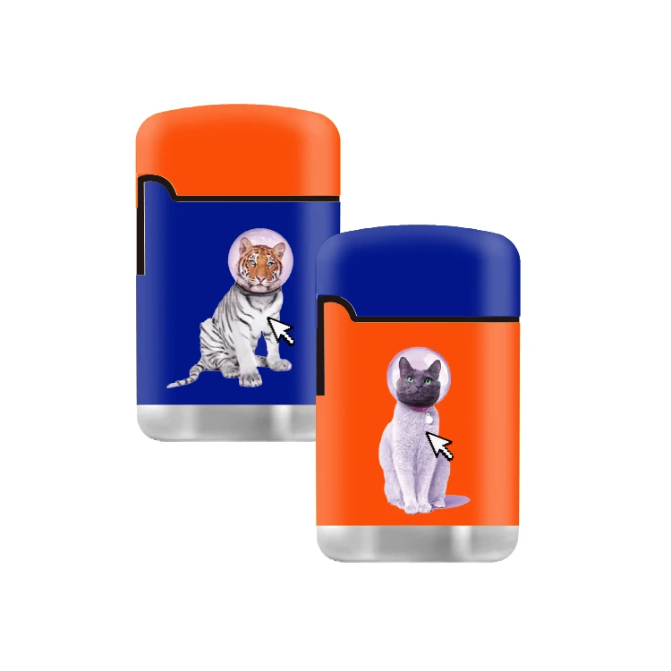 
Good quality plastic printed custom lighters cigarette stylish 