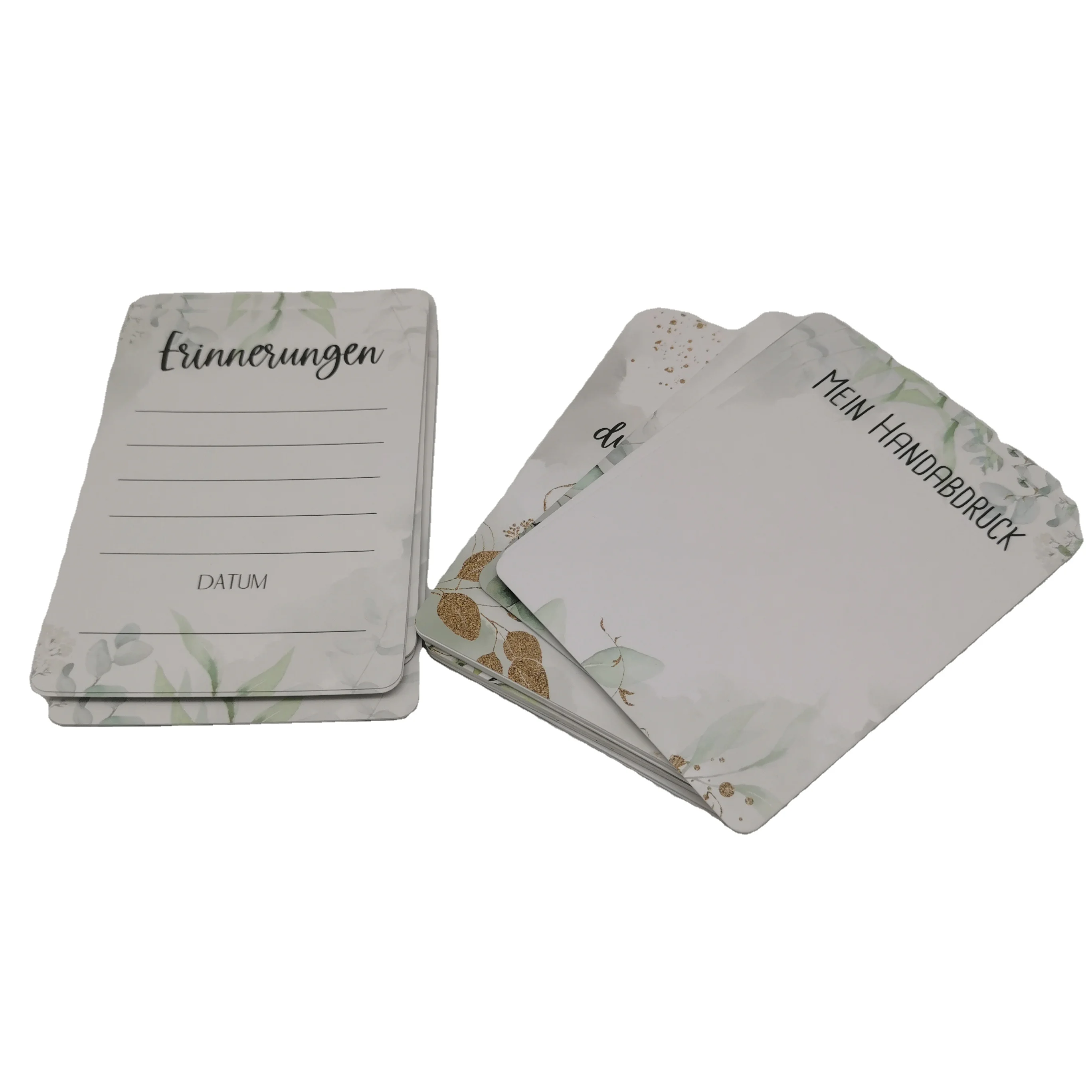 Factory Customized Paper Gift Card Postcards Set with Boxes for Packaging