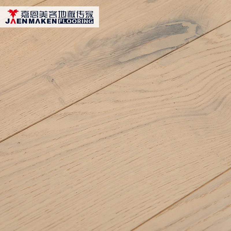 Chic Decoration Style Light Scandinavian Oak Color 18mm Thickness Engineered Wood Flooring