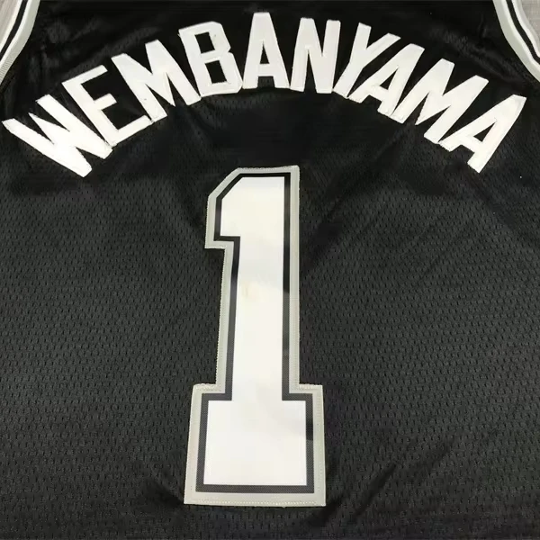 2024 wholesale New Stitched American basketball Jerseys new season #1 Victor Wembanyama White Black Orange Colorful jerseys