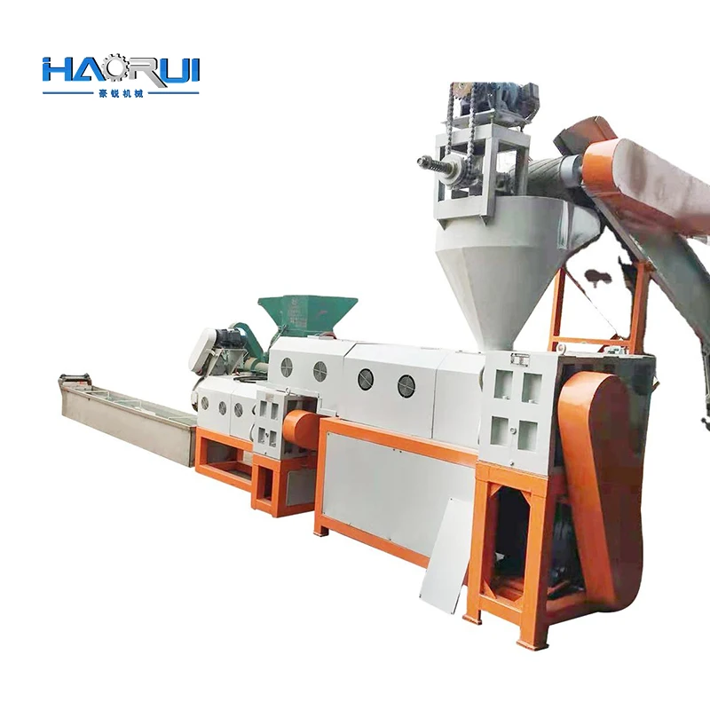 PP PE PET PC PVC plastic flakes Granulator machine Pelletizing machine