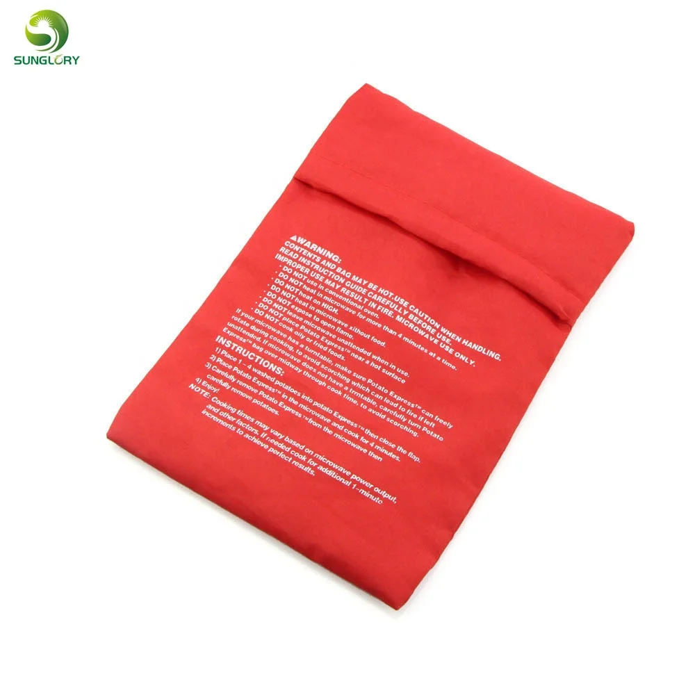 Красный пакет для микроволновки и картофеля карманный быстросъемный кухонный инструмент выпечки приготовления кухни