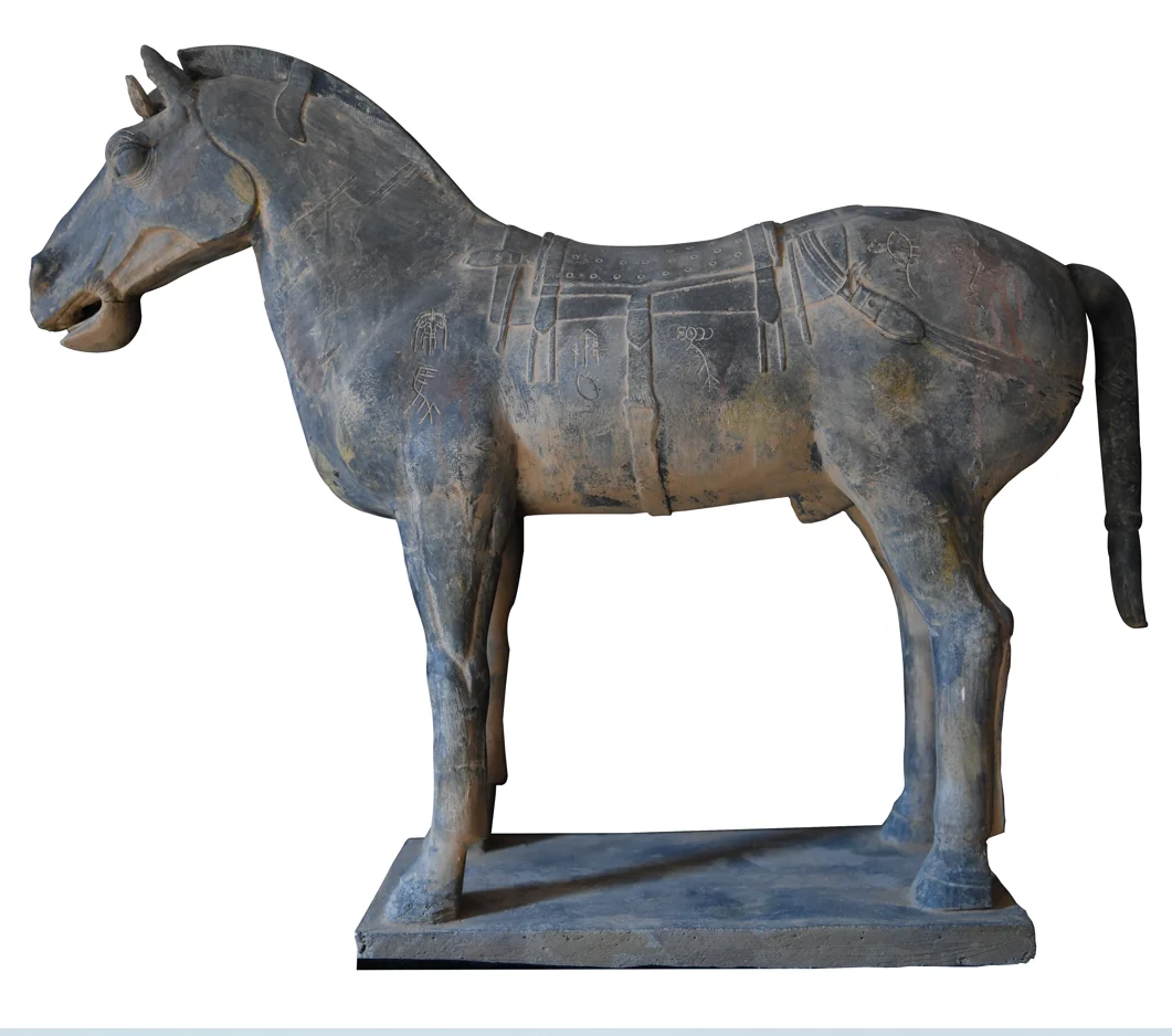 Clay Sculpture Animal Garden Decor Outdoor Wild Animal Terracotta Warriors Sculptures Horse Statues