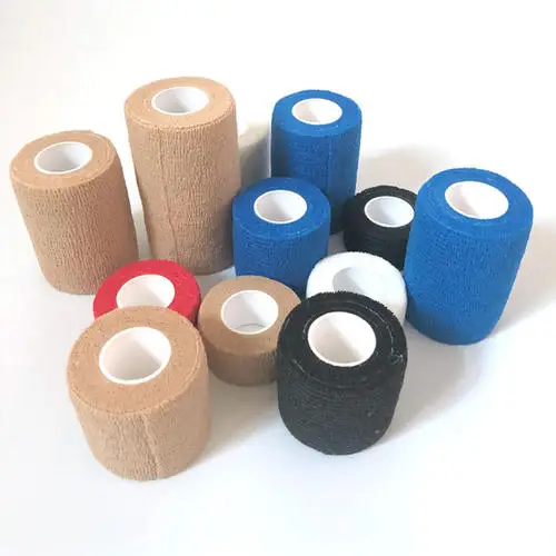 
Non-woven Elastic Self Adhesive Cohesive Bandage Vet Wrap Equine Veterinary for Horse Racing Protection . 
