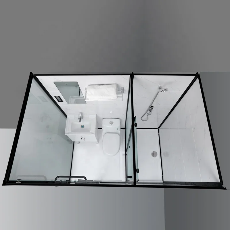 Factory cheap price shower room for bath all in one bathroom portable toilet showerroom