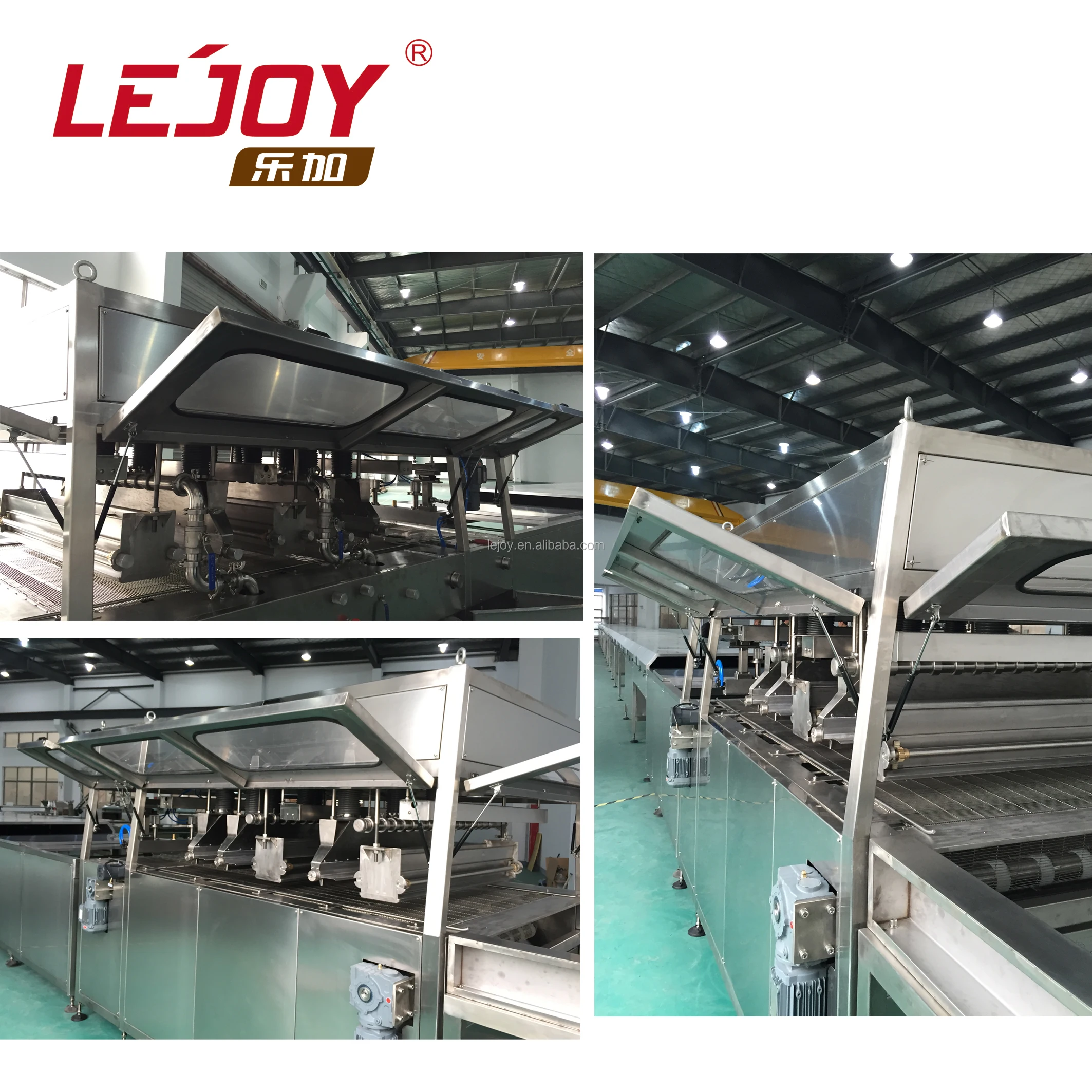 Fully Automatic Chocolate Wafer Enrobing Machine