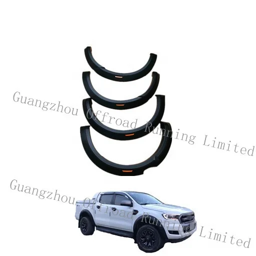 2018 + car wheel arch fender flares for ranger t8 wheel trim covers fender guard