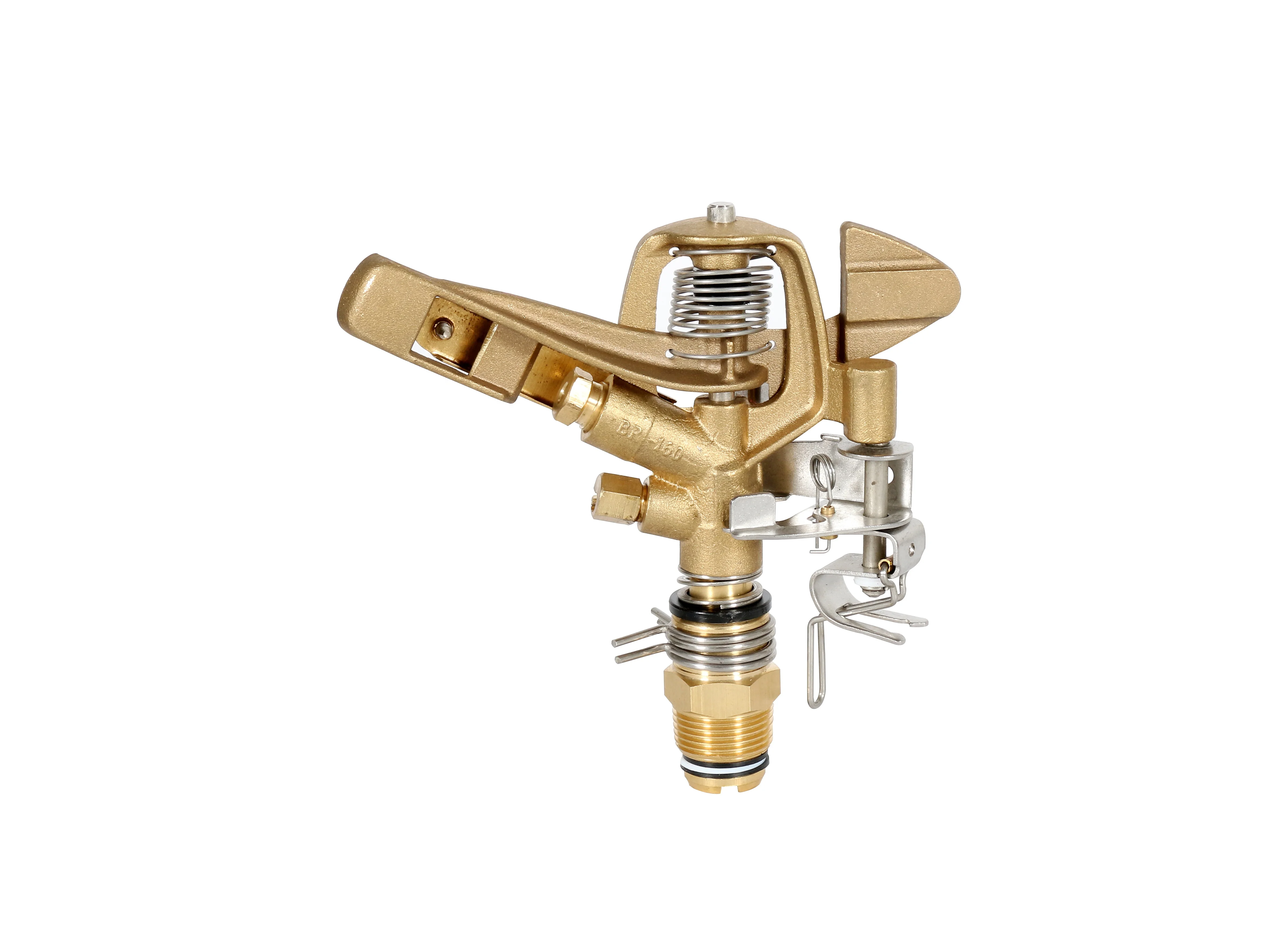 3/4 Inch Full Or Part Circle Male And Female Brass Impact Sprinkler With Brass Nozzle
