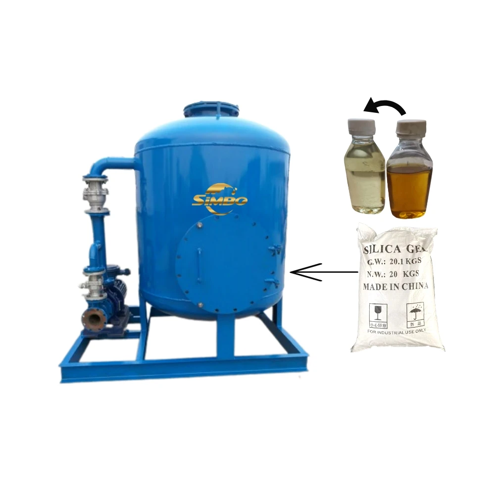 high speed black oil cleaning equipment  type of construction tank for silica gel sand