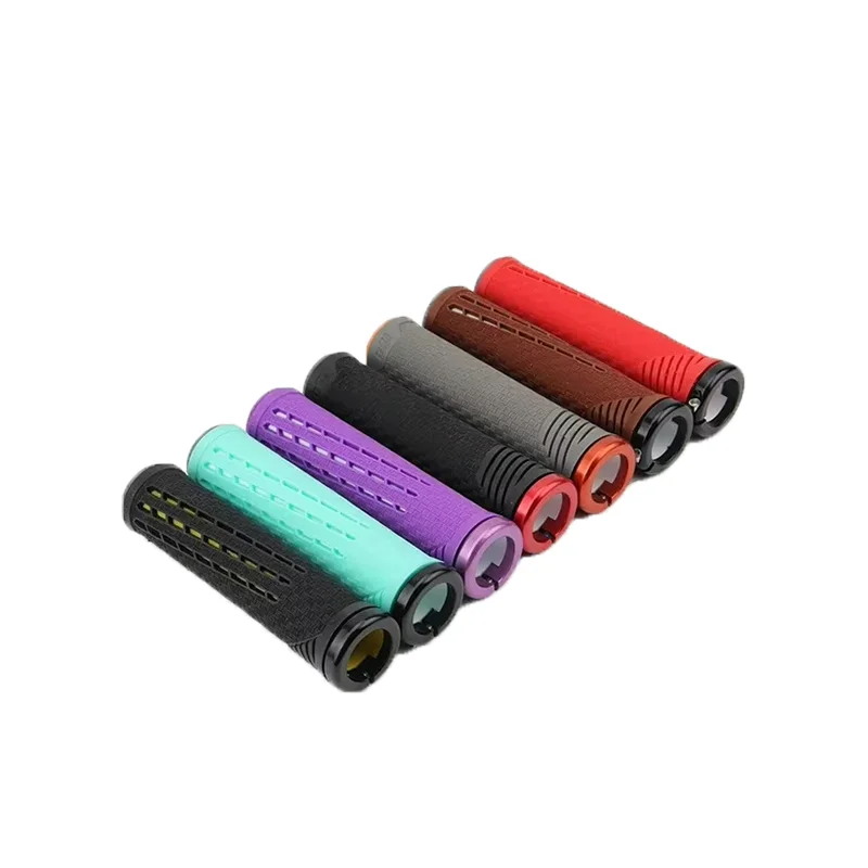Supplier Support Customized Silicone Bike Handlebar Carbon Fiber Grips Anti-skid Locking Handlebar Cover mtb handlebar