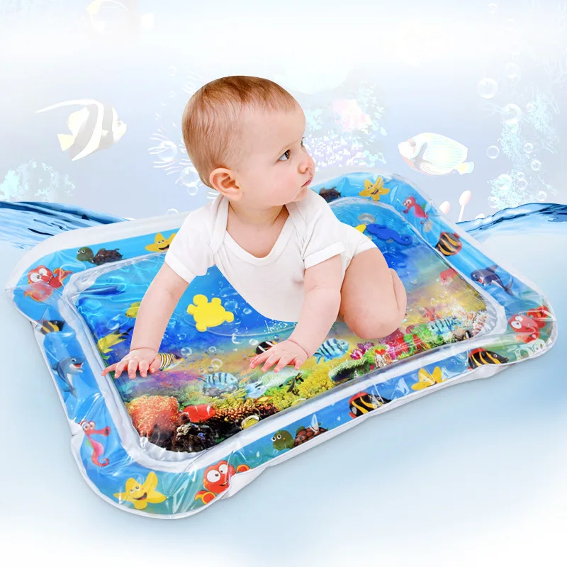 Sunshine Bpa Free Tummy Time Baby And Infants Kids Inflatable Water Filled Play Mat Animal Floating Educational Toys Wholesale