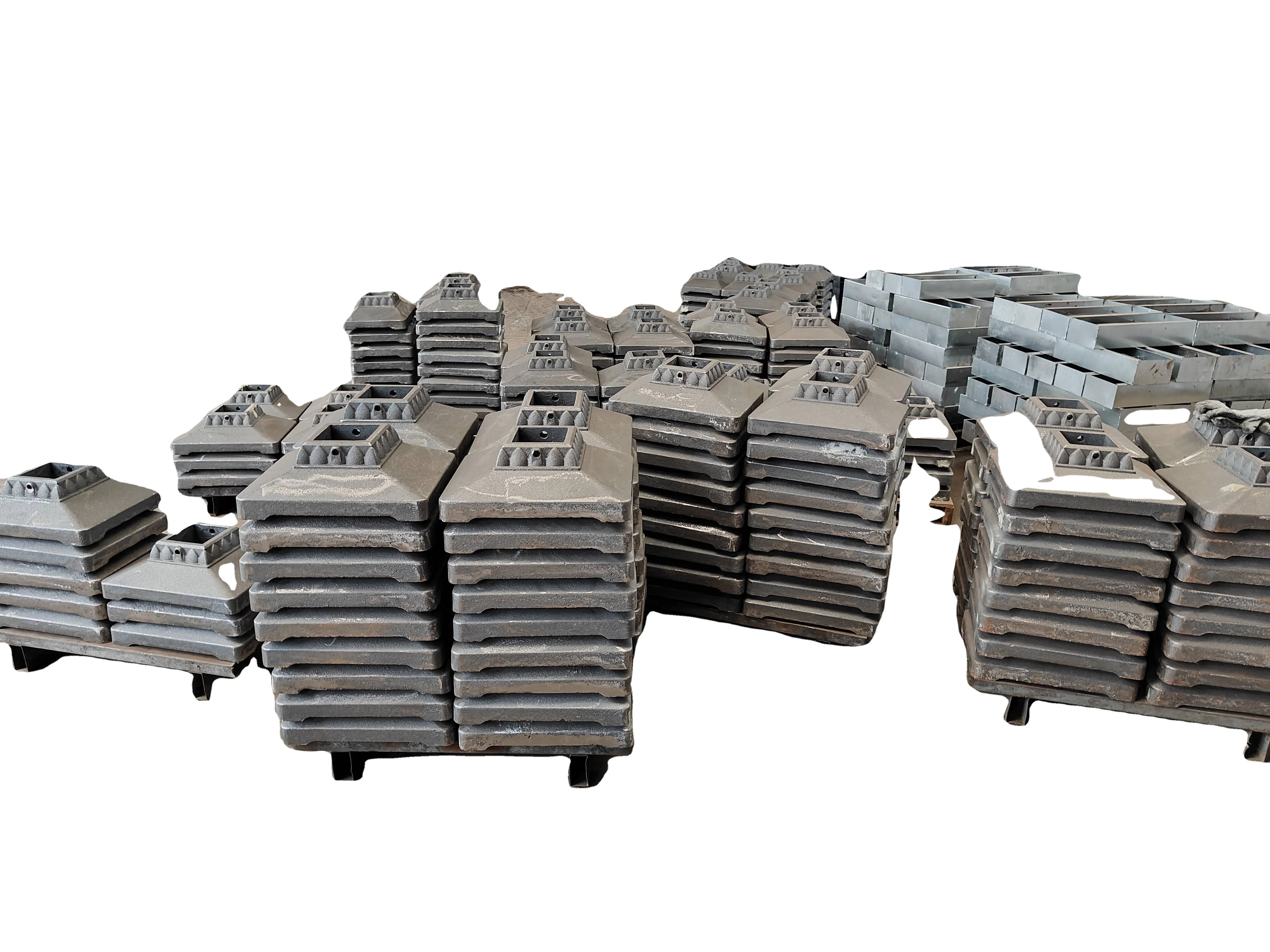 High Quality  Cast Iron Base For Parking Garage Guard Rails