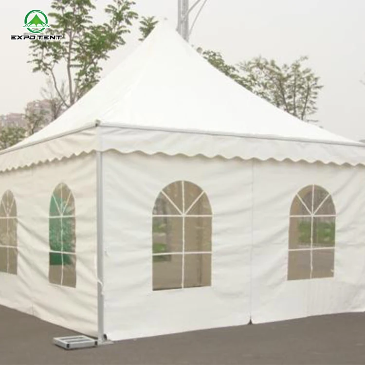 Event gazebo Marquee Tent Top Sale 4x4 5x5 Aluminum Alloy China Frame Party Wedding High Peak Tent 850g/m2 PVC Fabric Custom