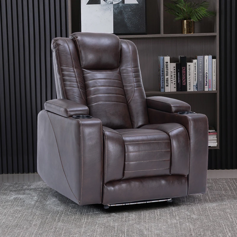 Ruibao Modern Massage Electric Luxury Quality Smart Grey Sectional Hotel Leisure Furniture Couch For Living Room Recliner Sofa