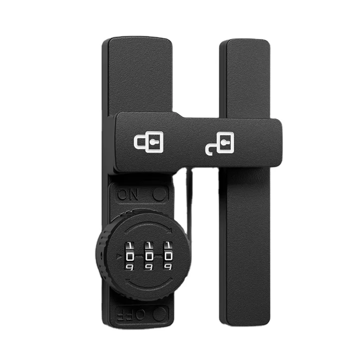 Punch-free cabinet lock password file cabinet  anti-theft double door glass wardrobe door lock drawer  refrigerator lock