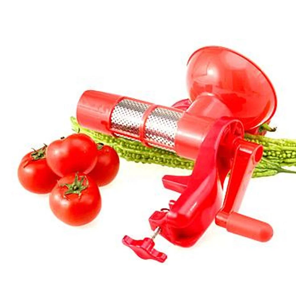 High Quality Hand Manual Plastic Kitchen Tomato Vegetable  Juicer