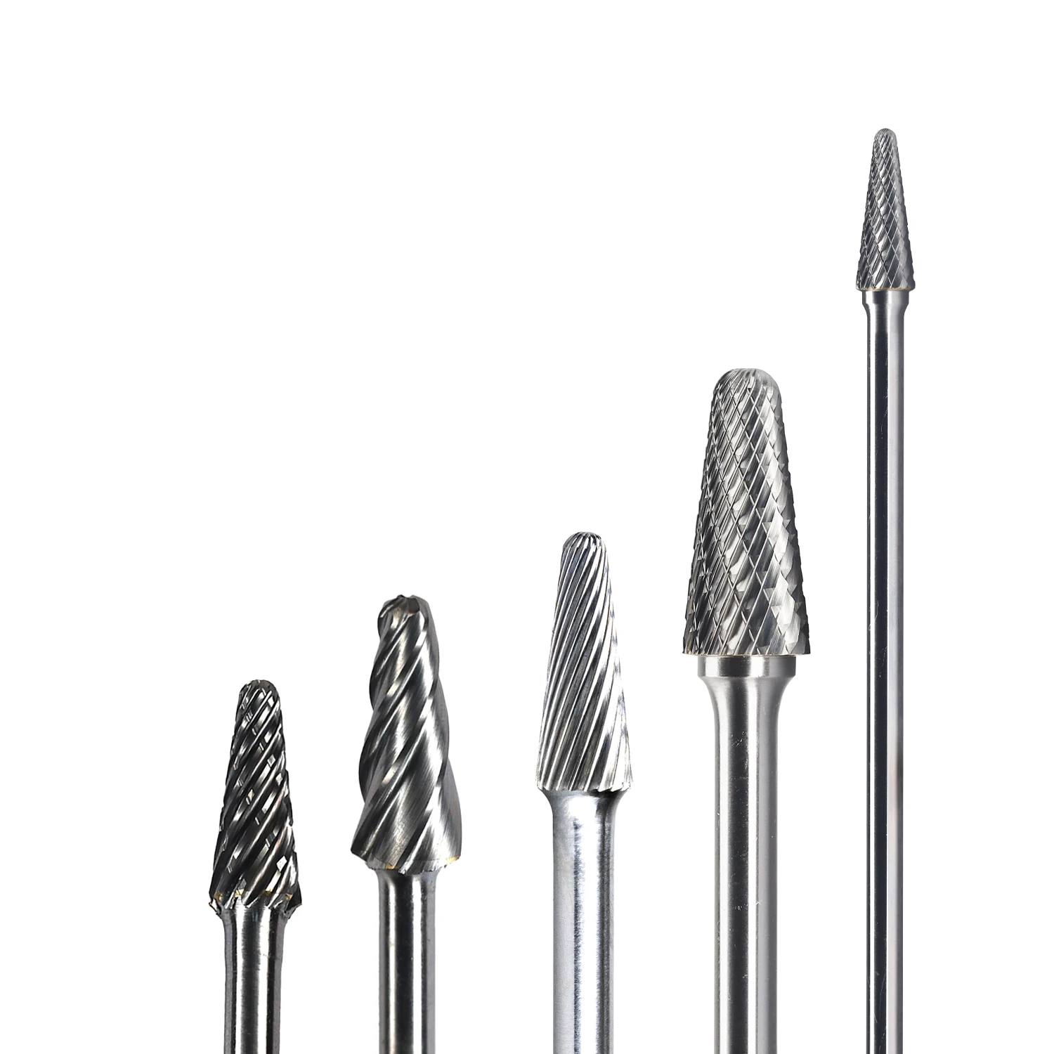 Tungsten Carbide Burrs Bit with 6mm 6.35mm Shank Diameter High Quality Power Tool Parts Carbide Rotary Files