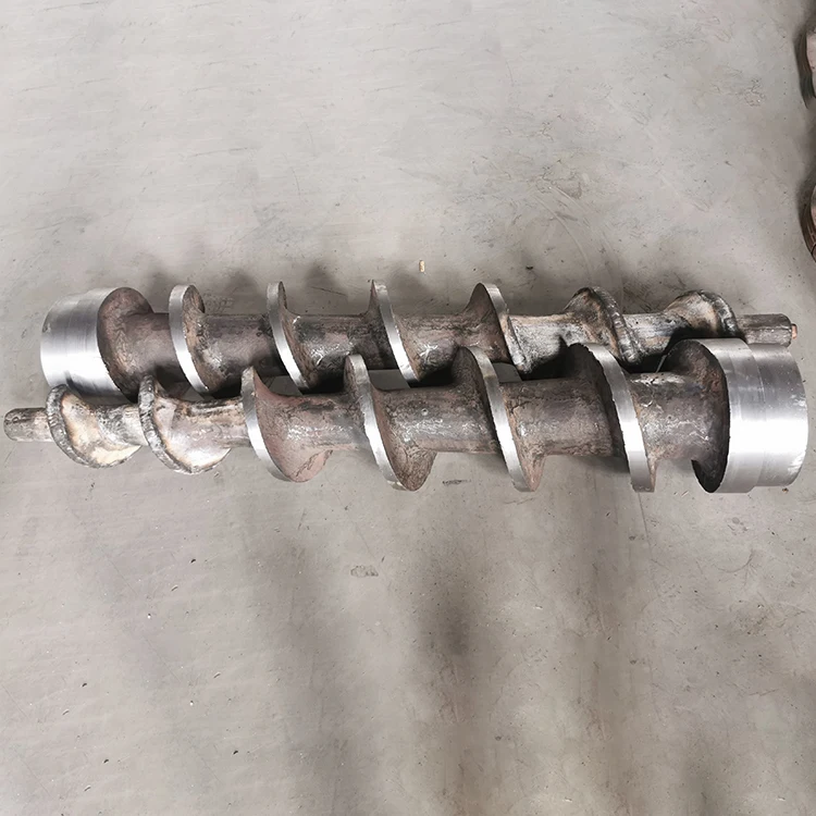 Spiral Feeder of Defibrator Machine Part feeder screw for fiberboard production line