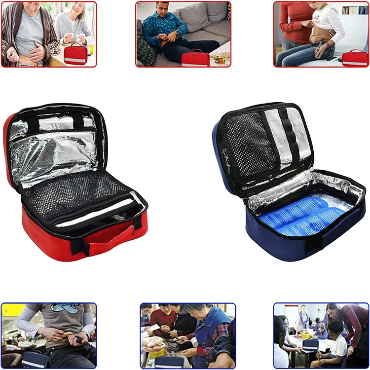 Hot Selling Red High Density Oxford Medication Cooler Bag Diabetes Travel Storage Bag Keep Drug Warm Or Cool