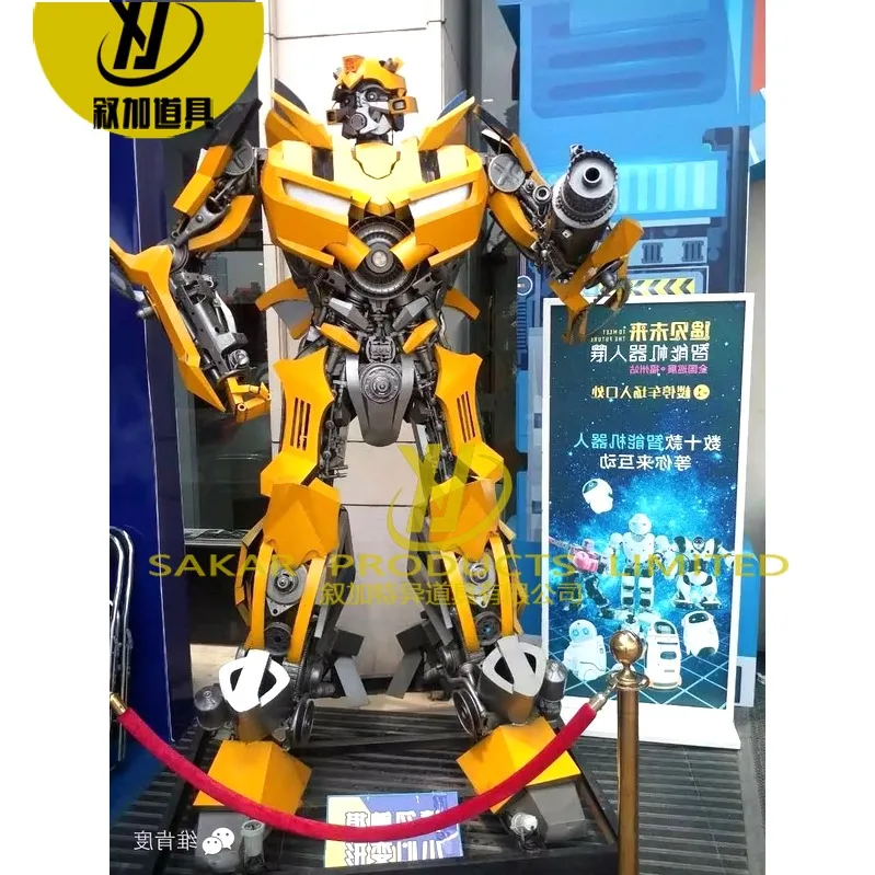 Large Size Stainless Steel Geometric scrap metal sculpture for Garden