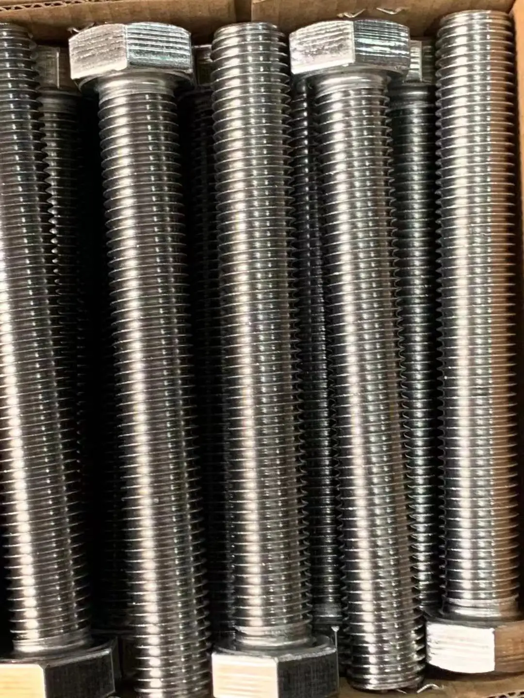 DIN933 Plain Finish Bolt Stainless Steel Hex Head Screw Bolt