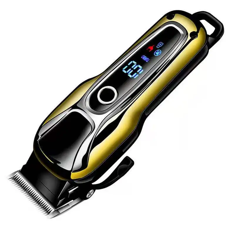 KeMei-1990 Professional High-Quality Hair Clippers Electric Cordless Hair Trimmer Rechargeable with LCD Display