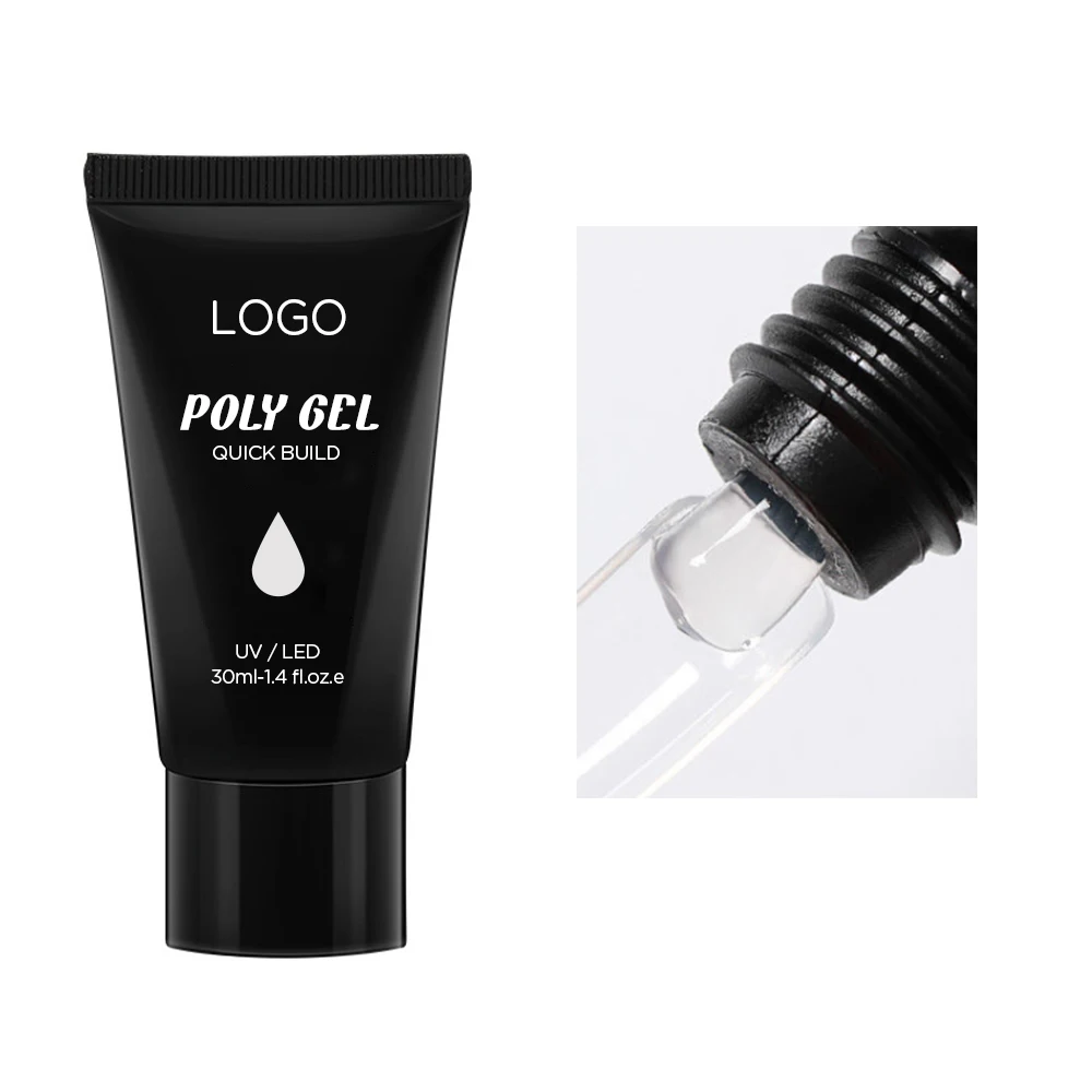 Oem Private Label 15ml Gel Polish Quick Extension Soak Off Led UV Nail Smooth Acrylic Poly Gel