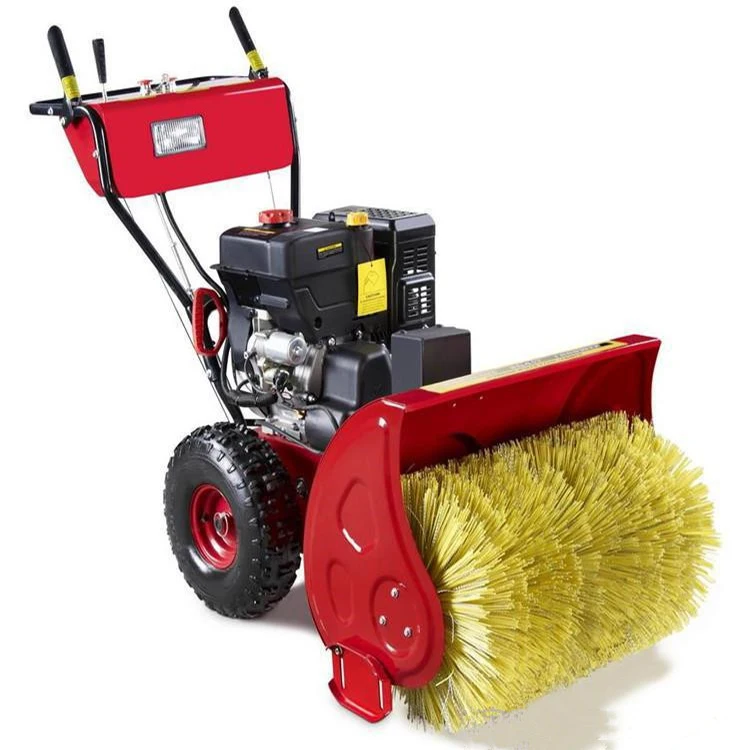 13hp Snow Sweeper With Snow Hot Tyre Snow Sweeper Brush, Cleaning Equipment