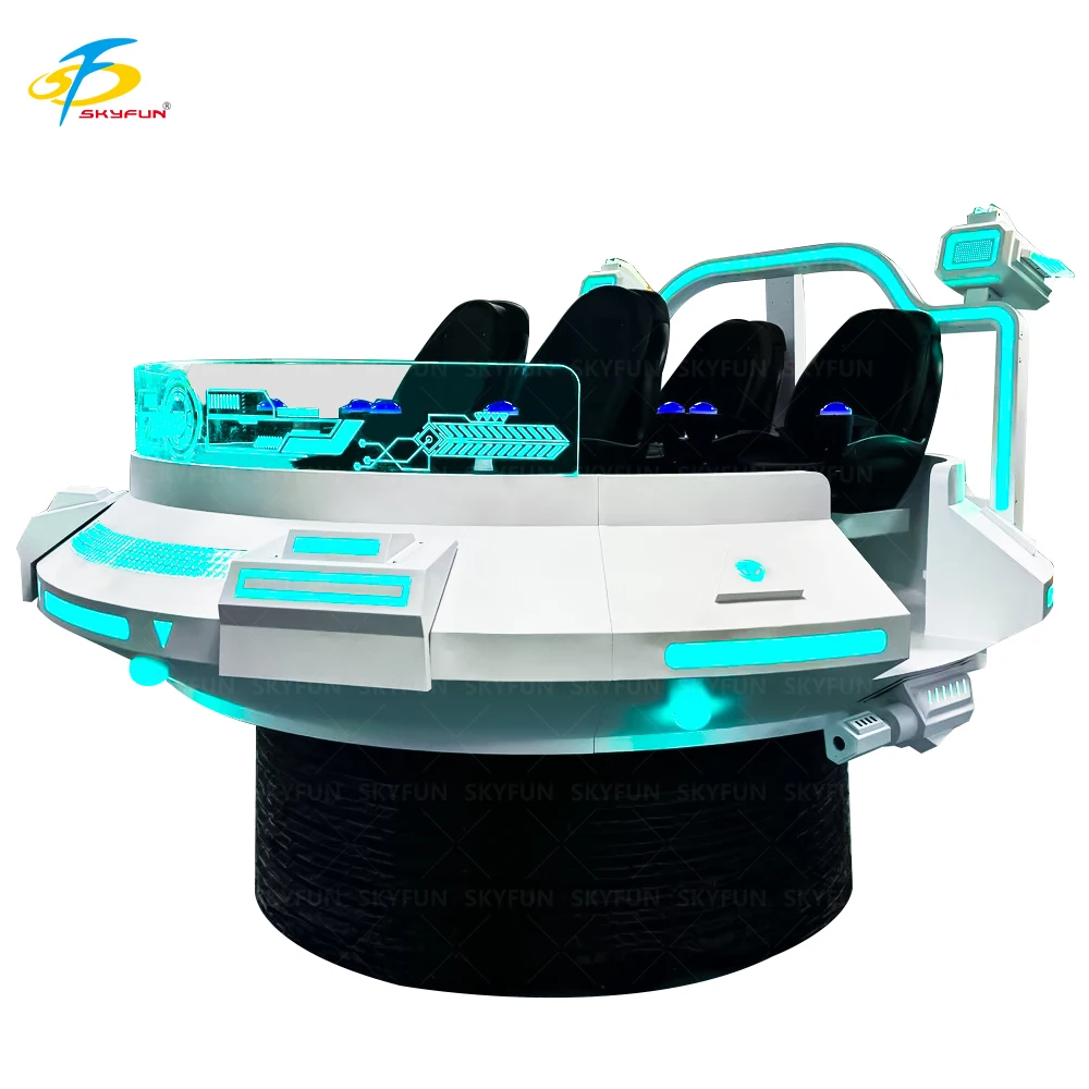 5 Seats VR 360 Degree Rotating Chair 9D Virtual Reality Simulator VR Machine VR UFO