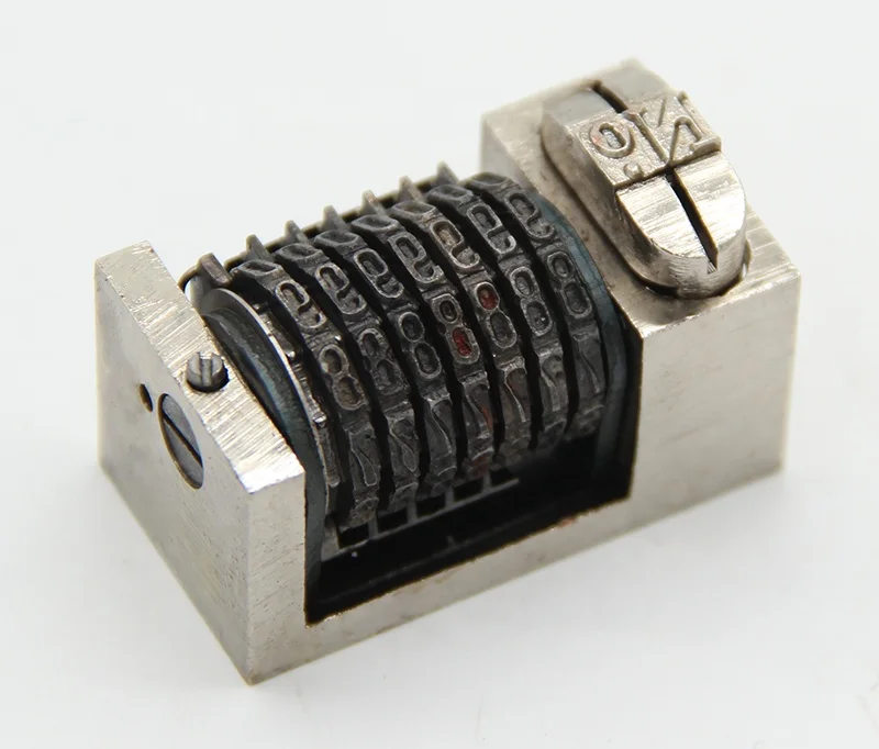 2021 hot sale printing number letterpress numbering head plunger type numbering machine 6digit 7digit