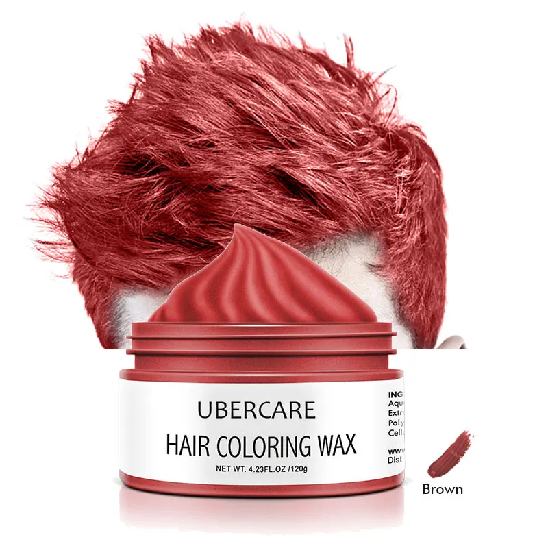 Factory Price Private Label Available Fashion Gummy Hair Wax Styling Temporary Hair Color Wax