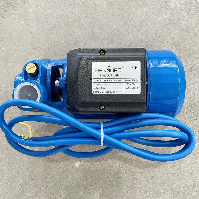 Handuro Dc power Солнечный вихревой насос для чистой воды бытовой DC самовсасывающий сада